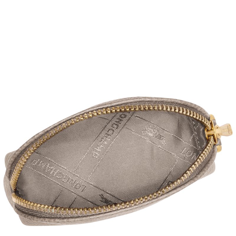 Grey Longchamp Le Foulonné Women Coin Purse | Ksa-187MSFXWC