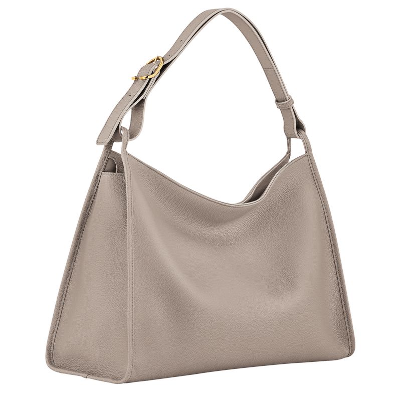 Grey Longchamp Le Foulonné Xl Women Shoulder Bag | Ksa-537LTXBNZ