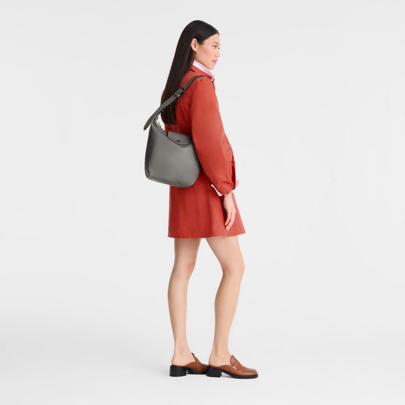 Grey Longchamp Le Pliage Xtra M Women Shoulder Bag | Ksa-489AGMZSO