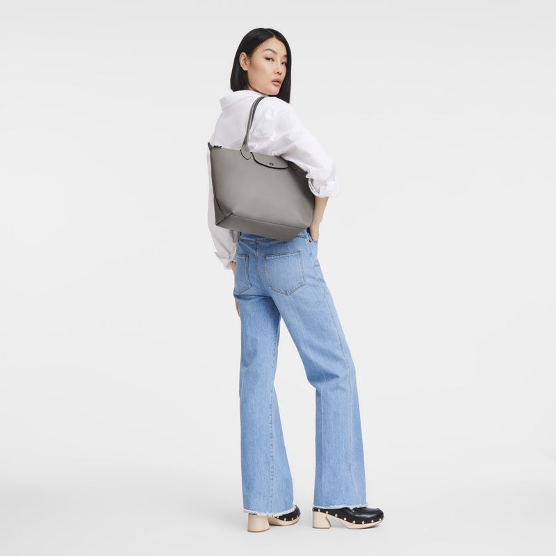 Grey Longchamp Le Pliage Xtra M Women Tote Bag | Ksa-691ONICBD
