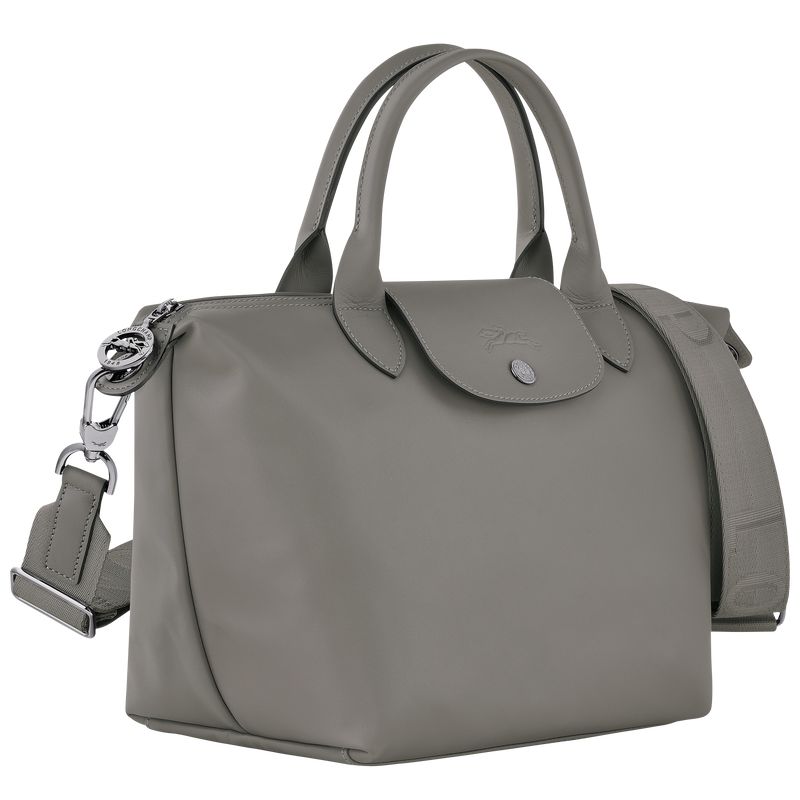 Grey Longchamp Le Pliage Xtra S Women Handbag | Ksa-072LPWCBE