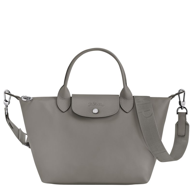 Grey Longchamp Le Pliage Xtra S Women Handbag | Ksa-072LPWCBE