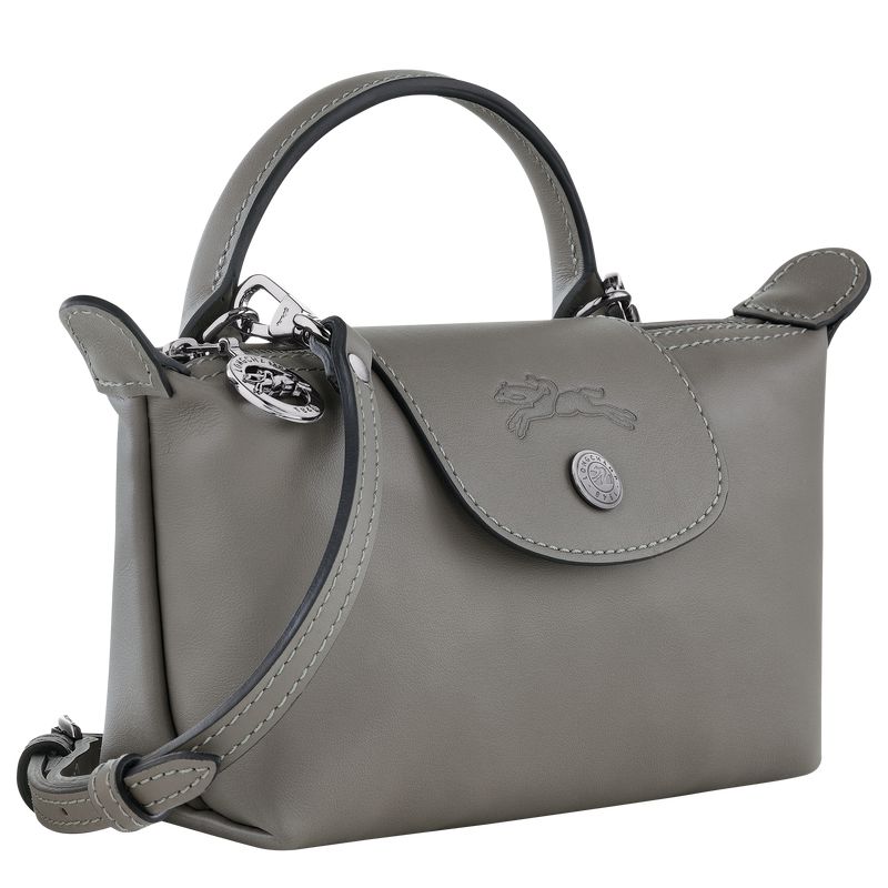 Grey Longchamp Le Pliage Xtra Xs Women Pouch | Ksa-602JATBMR