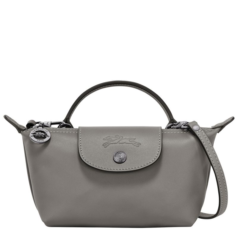 Grey Longchamp Le Pliage Xtra Xs Women Pouch | Ksa-602JATBMR