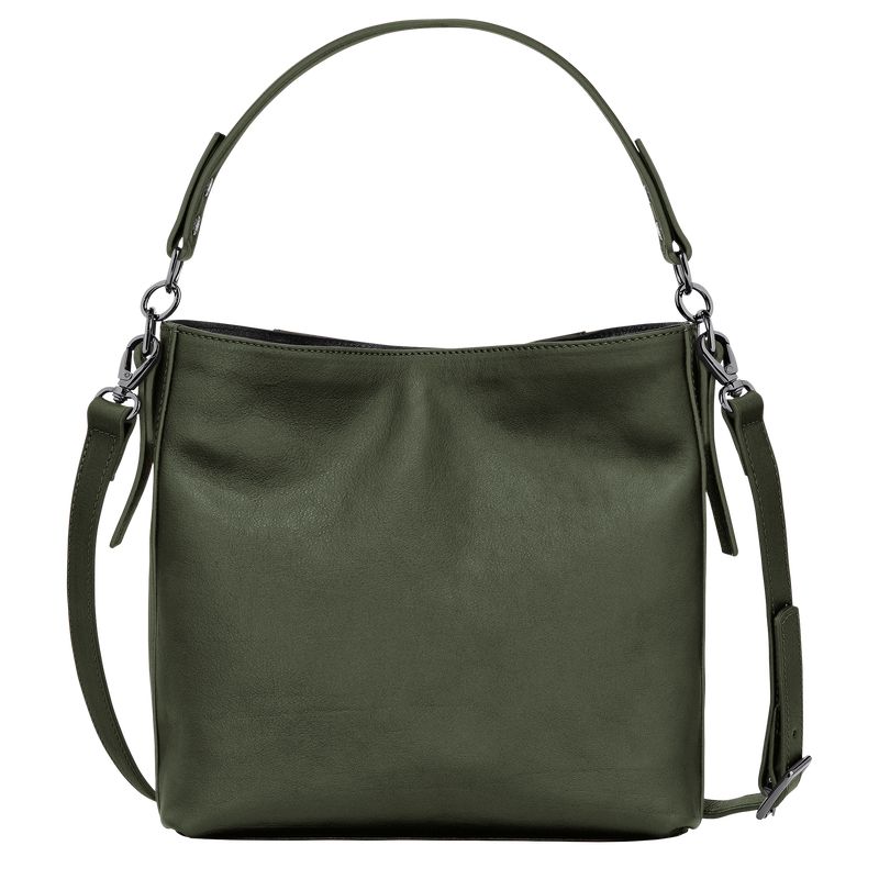 Khaki Longchamp 3D S Women Crossbody Bag | Ksa-940UDBLRX