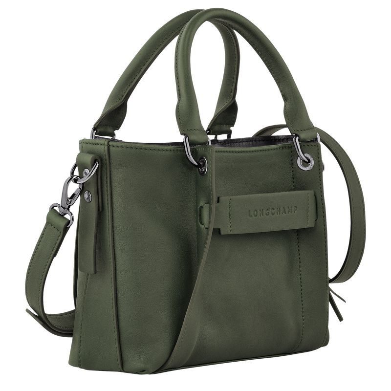 Khaki Longchamp 3D S Women Handbag | Ksa-670SWBRHL