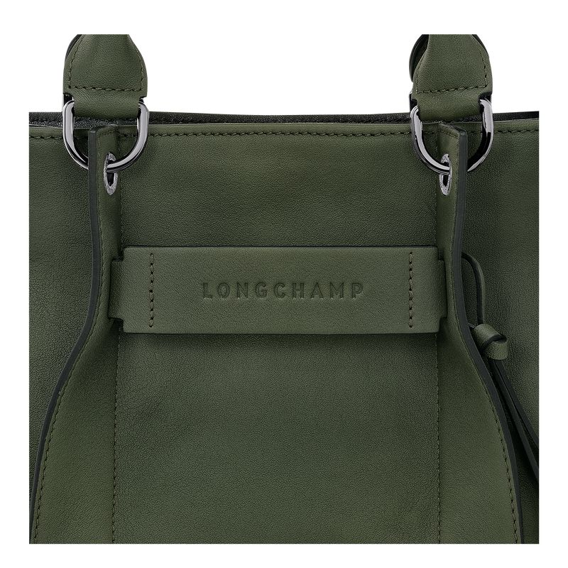 Khaki Longchamp 3D S Women Handbag | Ksa-670SWBRHL