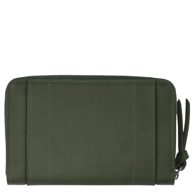 Khaki Longchamp 3D Women Wallet | Ksa-543SRKBQZ