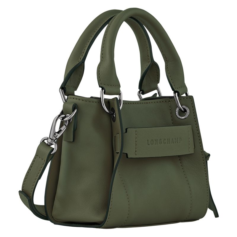 Khaki Longchamp 3D Xs Women Handbag | Ksa-205HWGTPV
