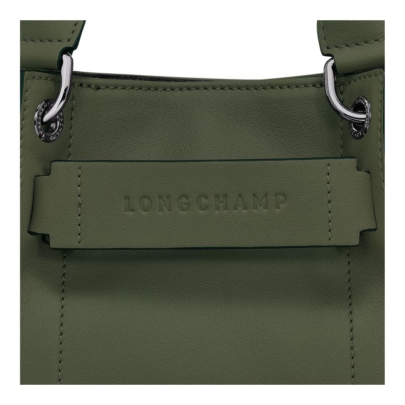 Khaki Longchamp 3D Xs Women Handbag | Ksa-205HWGTPV