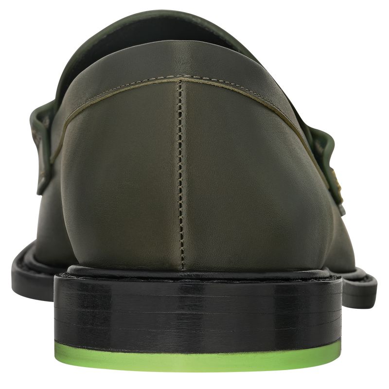 Khaki Longchamp Au Sultan Women Loafers | Ksa-950DHEWVJ
