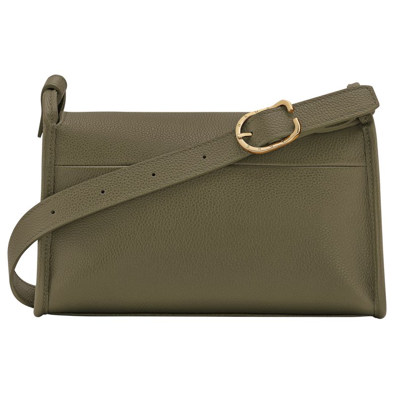 Khaki Longchamp Le Foulonné M Women Crossbody Bag | Ksa-308RXPBTD