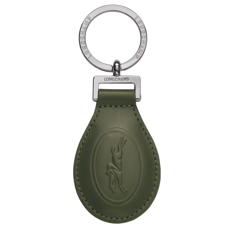 Khaki Longchamp Le Foulonné Men Key Rings | Ksa-764HSMFBP