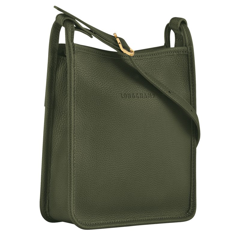 Khaki Longchamp Le Foulonné S Women Crossbody Bag | Ksa-438EWIGJD