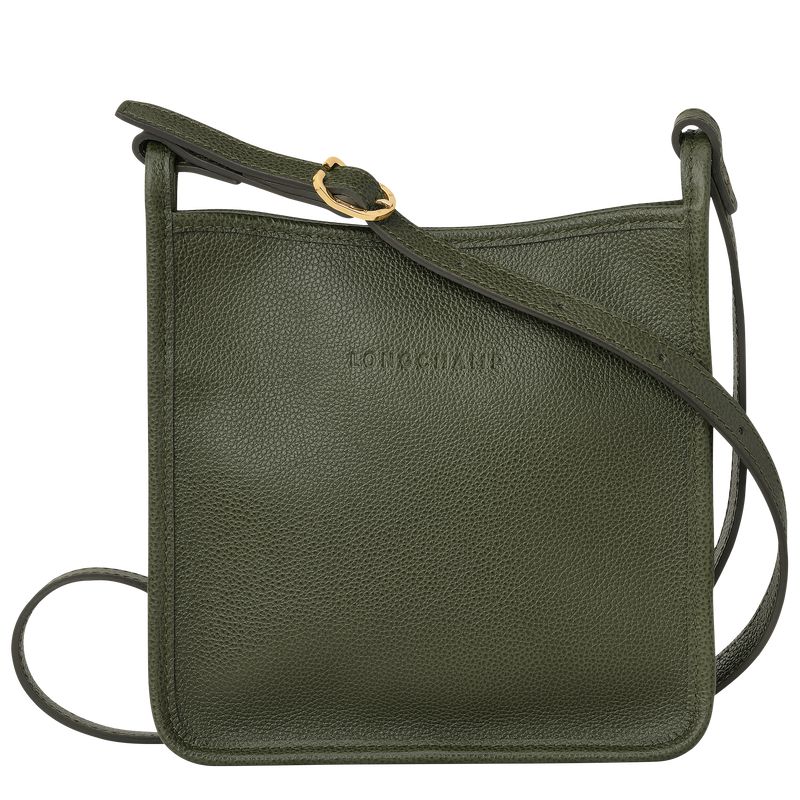 Khaki Longchamp Le Foulonné S Women Crossbody Bag | Ksa-438EWIGJD