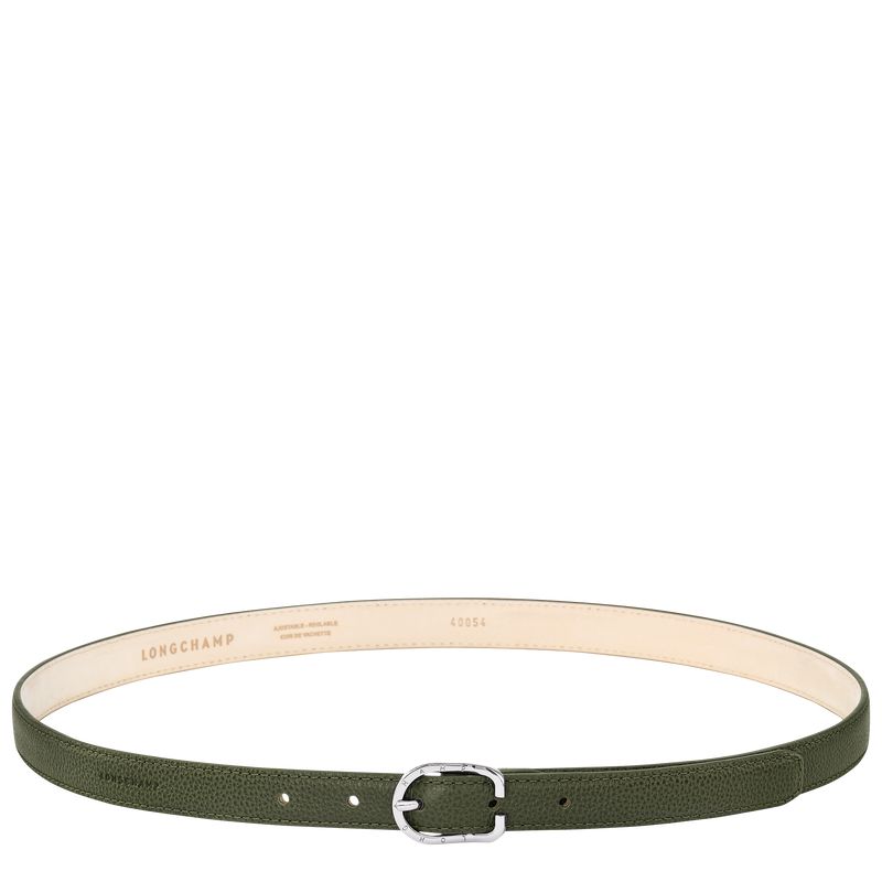 Khaki Longchamp Le Foulonné Women Belt | Ksa-035TKORXI