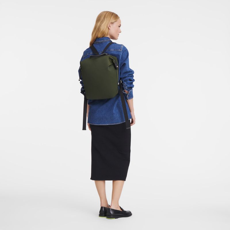 Khaki Longchamp Le Pliage Energy L Men Backpack | Ksa-319ZHSECG