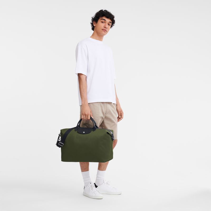 Khaki Longchamp Le Pliage Energy L Men Travel Bag | Ksa-895VNCGHU