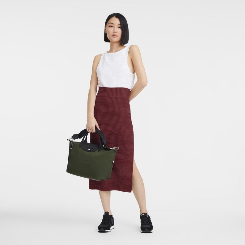 Khaki Longchamp Le Pliage Energy L Women Handbag | Ksa-084YCXIKD