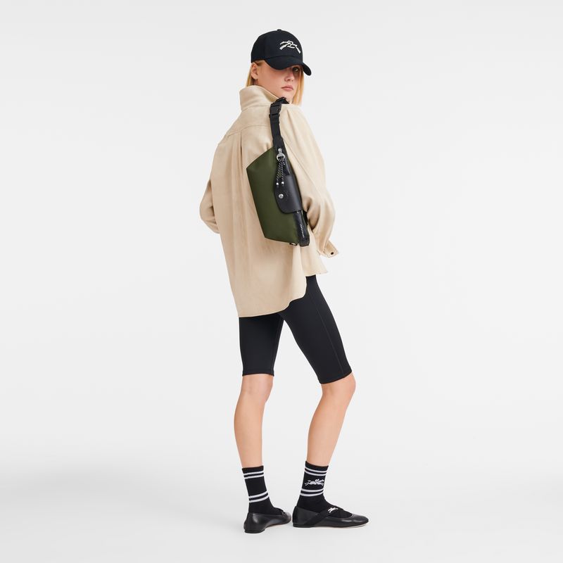 Khaki Longchamp Le Pliage Energy M Women Belt Bag | Ksa-318QHWPTA