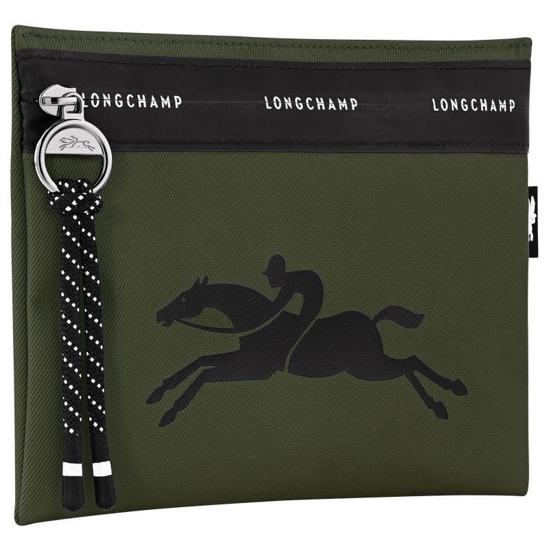 Khaki Longchamp Le Pliage Energy Men Pouch | Ksa-529LPISHW