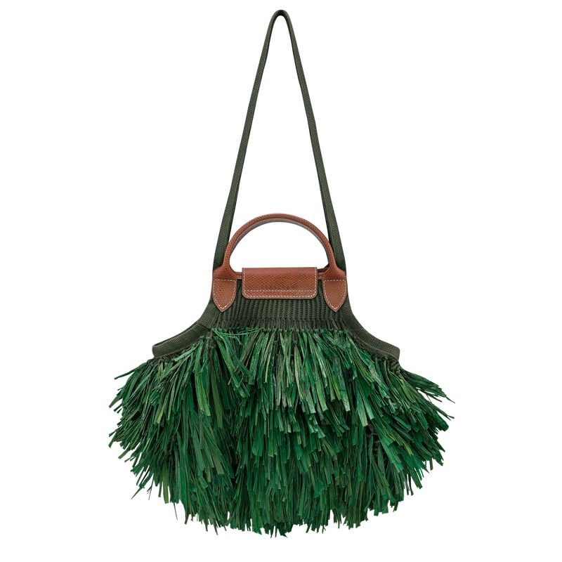 Khaki Longchamp Le Pliage Filet L Women Mesh Bag | Ksa-372SBYNIF