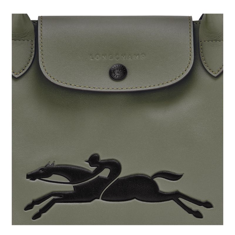 Khaki Longchamp Le Pliage Xtra M Men Boot Bag | Ksa-605HEZFML