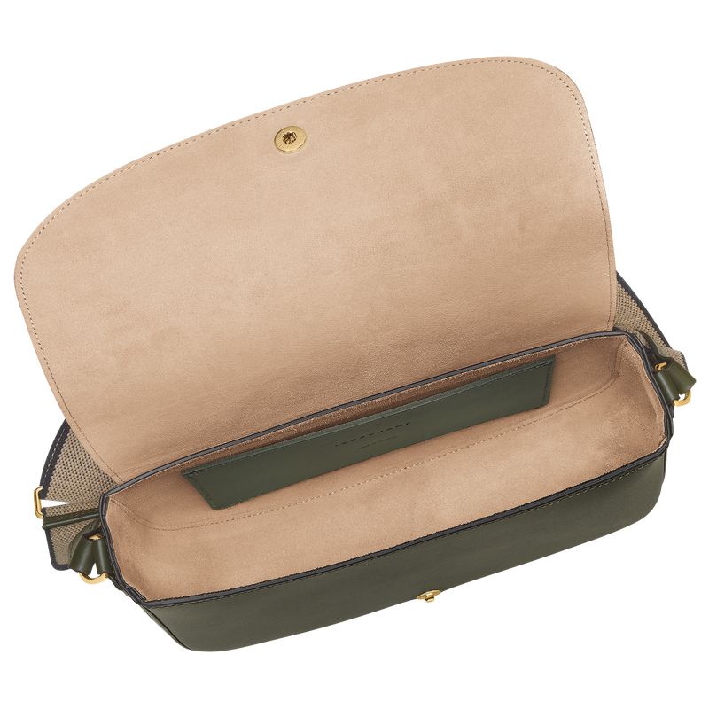 Khaki Longchamp Épure M Women Crossbody Bag | Ksa-612JZUITK
