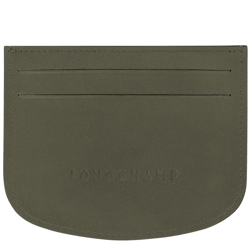 Khaki Longchamp Épure Women Card Holder | Ksa-503ODVFSJ