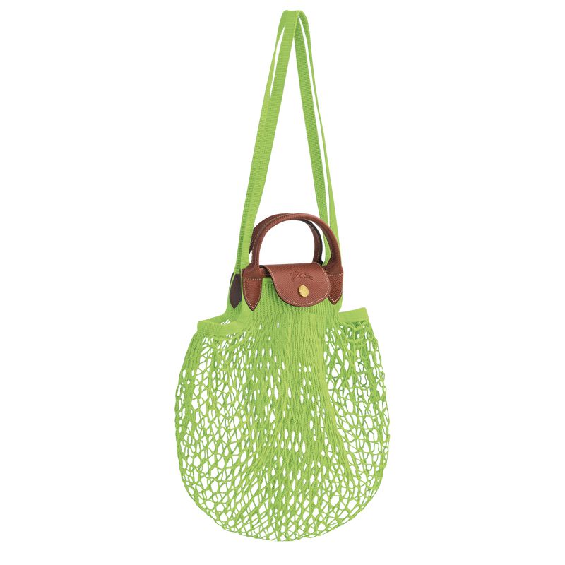 Light Green Longchamp Le Pliage Filet L Women Mesh Bag | Ksa-639CQGOVW