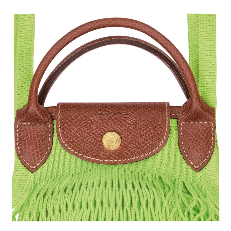 Light Green Longchamp Le Pliage Filet L Women Mesh Bag | Ksa-639CQGOVW