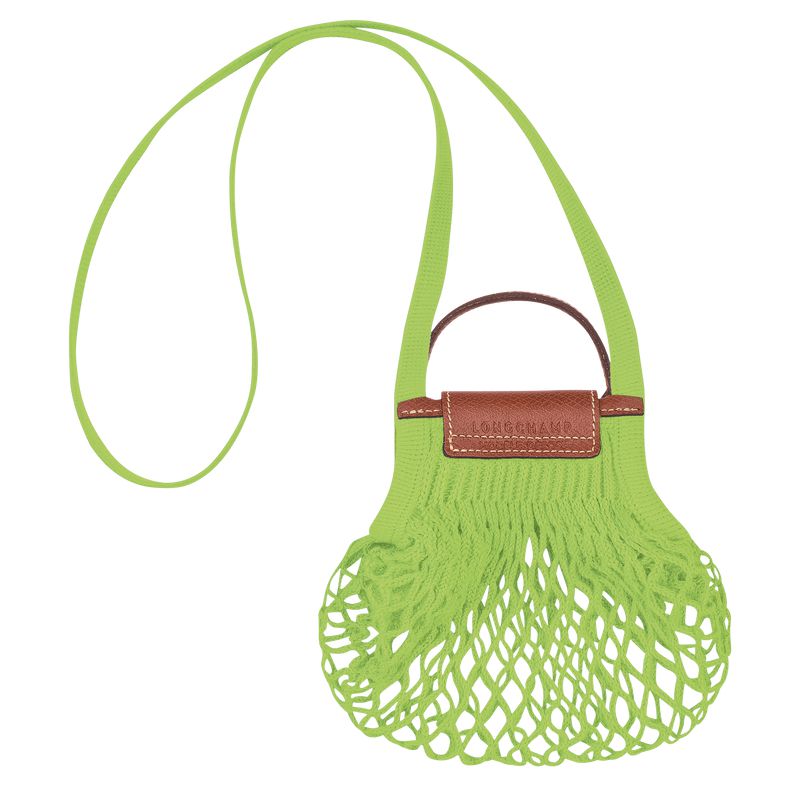 Light Green Longchamp Le Pliage Filet Xs Women Mesh Bag | Ksa-495CNQDBA