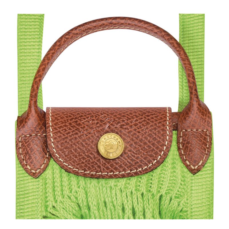 Light Green Longchamp Le Pliage Filet Xs Women Mesh Bag | Ksa-495CNQDBA