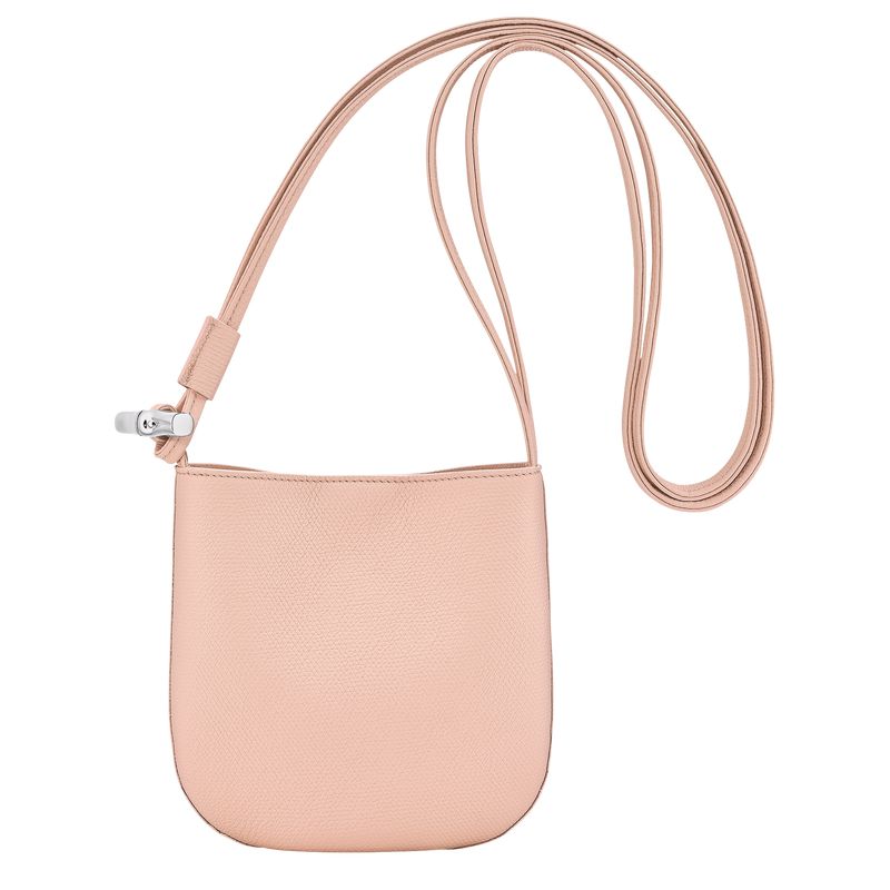 Light Rose Longchamp Le Roseau S Women Crossbody Bag | Ksa-137WUGZAS