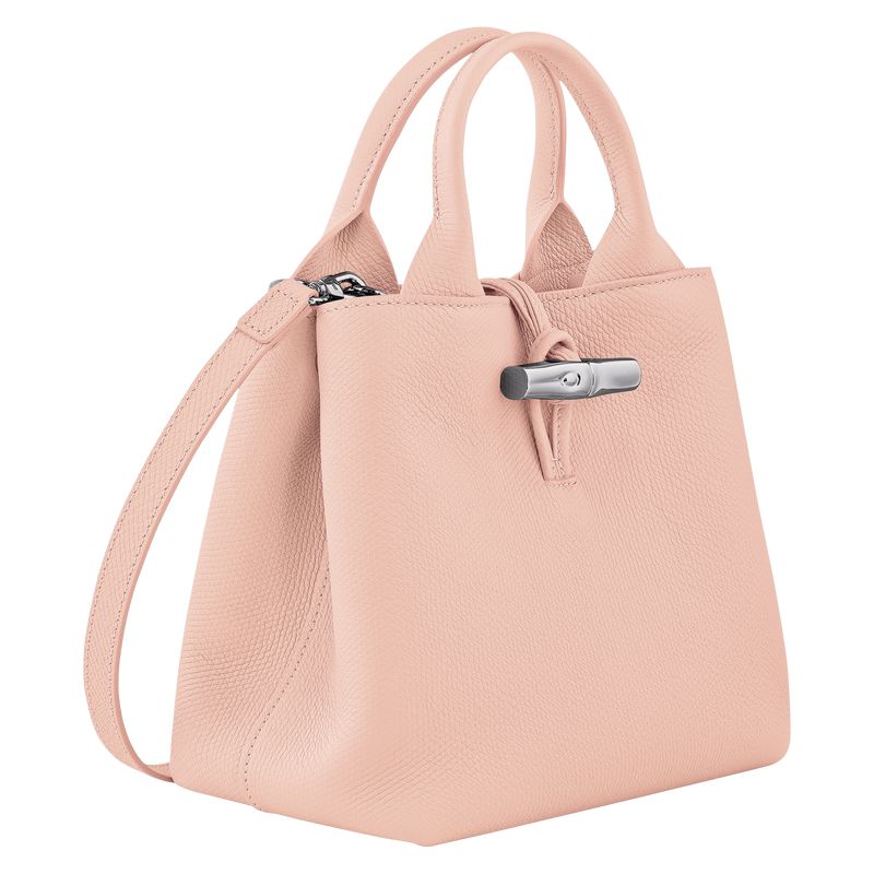 Light Rose Longchamp Le Roseau S Women Handbag | Ksa-234QKLUIE