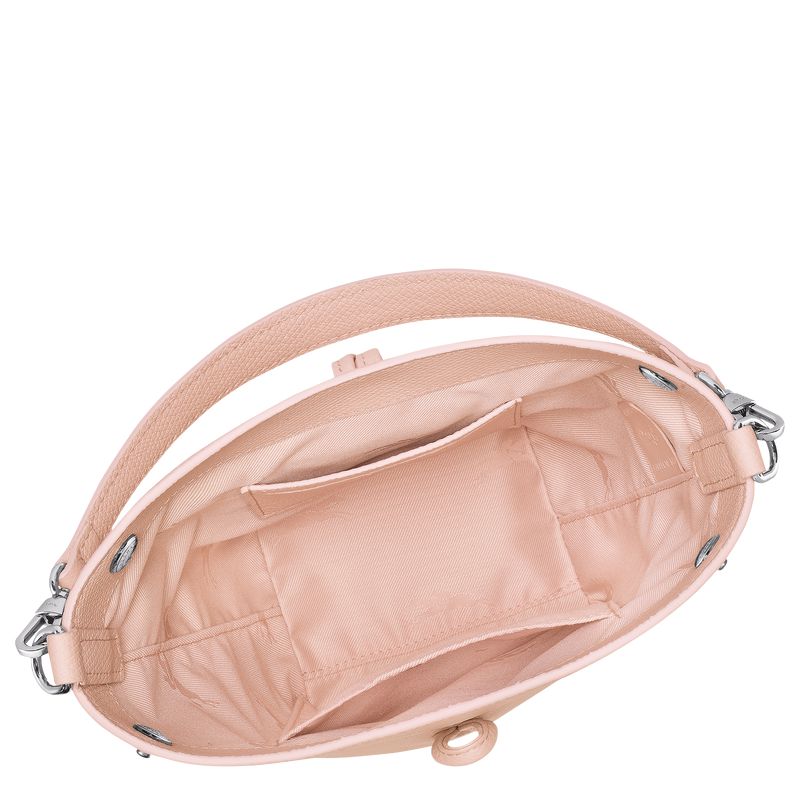 Light Rose Longchamp Le Roseau Xs Women Bucket Bag | Ksa-912ATUFOK