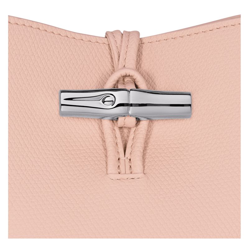 Light Rose Longchamp Le Roseau Xs Women Bucket Bag | Ksa-912ATUFOK