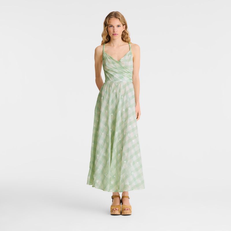 Light Turquoise Green Longchamp Long Women Dress | Ksa-290OSGJYZ