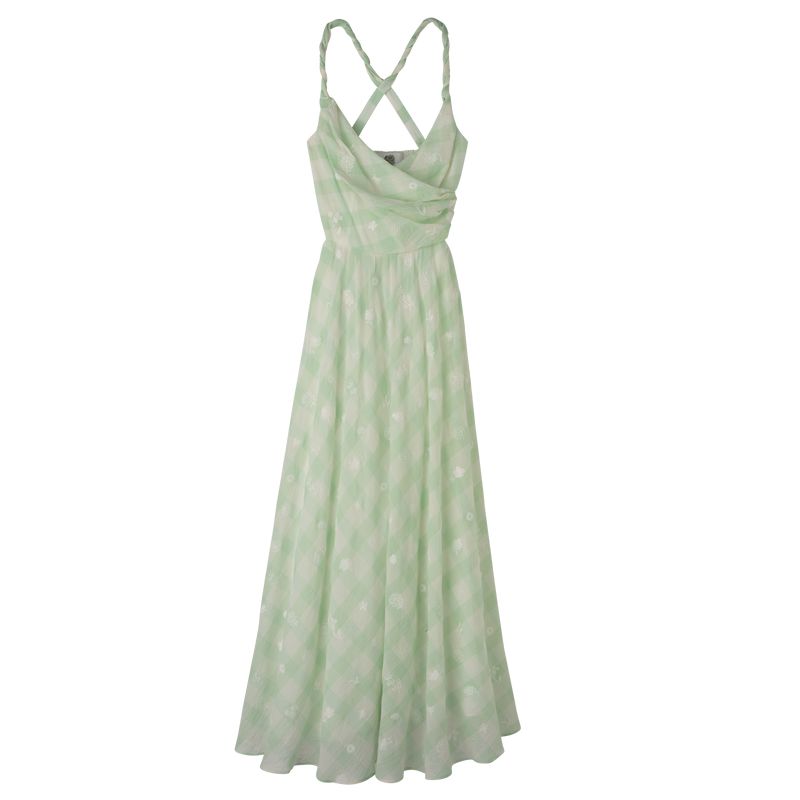 Light Turquoise Green Longchamp Long Women Dress | Ksa-290OSGJYZ