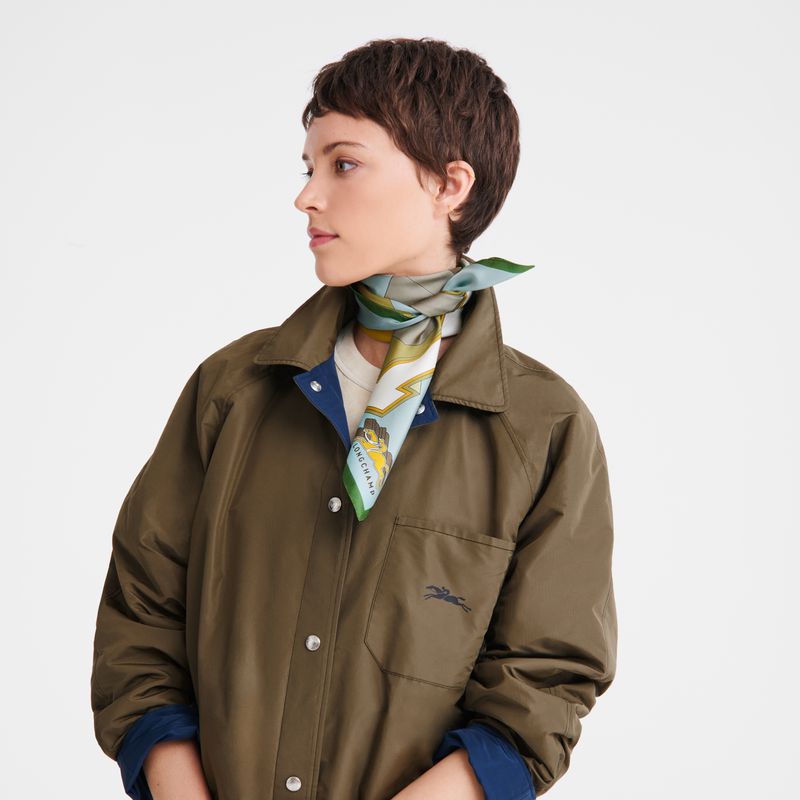 Multicolor Longchamp University 70 Women Scarf | Ksa-072RNEPSO