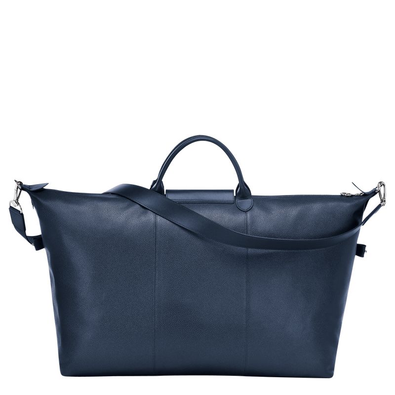 Navy Longchamp Le Foulonné L Men Travel Bag | Ksa-867WJEKPQ