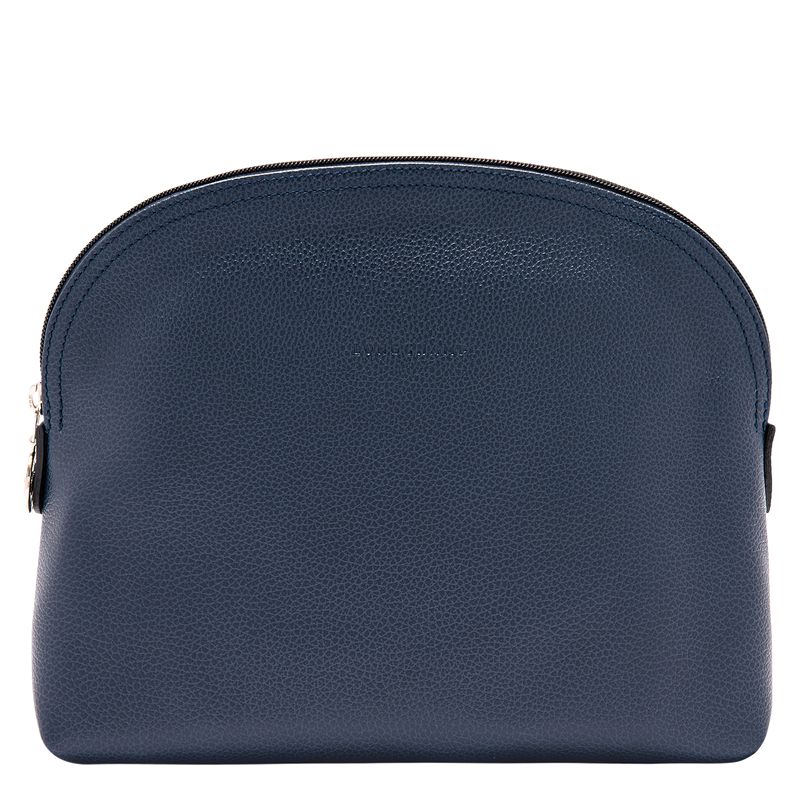 Navy Longchamp Le Foulonné Men Toiletry Bags | Ksa-768VAZQCF