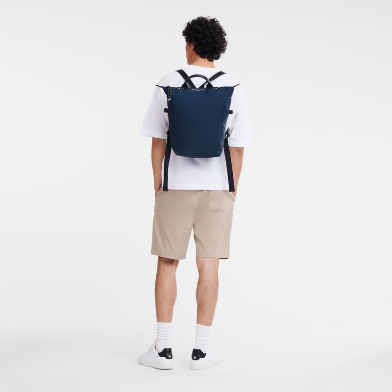 Navy Longchamp Le Pliage Energy L Men Backpack | Ksa-469BJOKHA