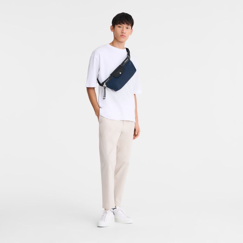 Navy Longchamp Le Pliage Energy M Men Belt Bag | Ksa-348SBCWXV