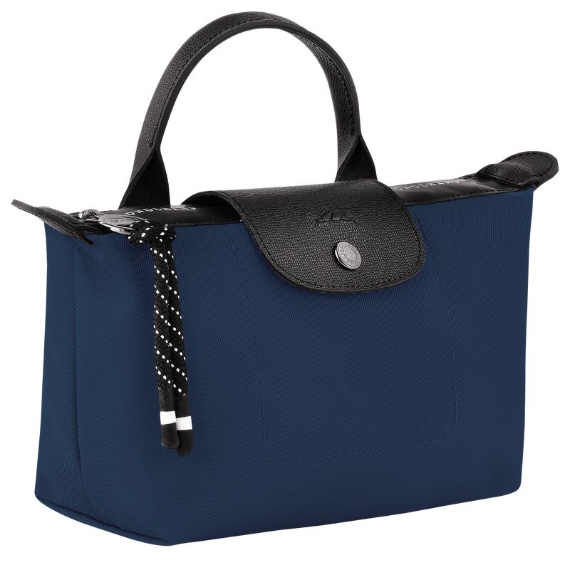 Navy Longchamp Le Pliage Energy Men Pouch | Ksa-510NPOQIR