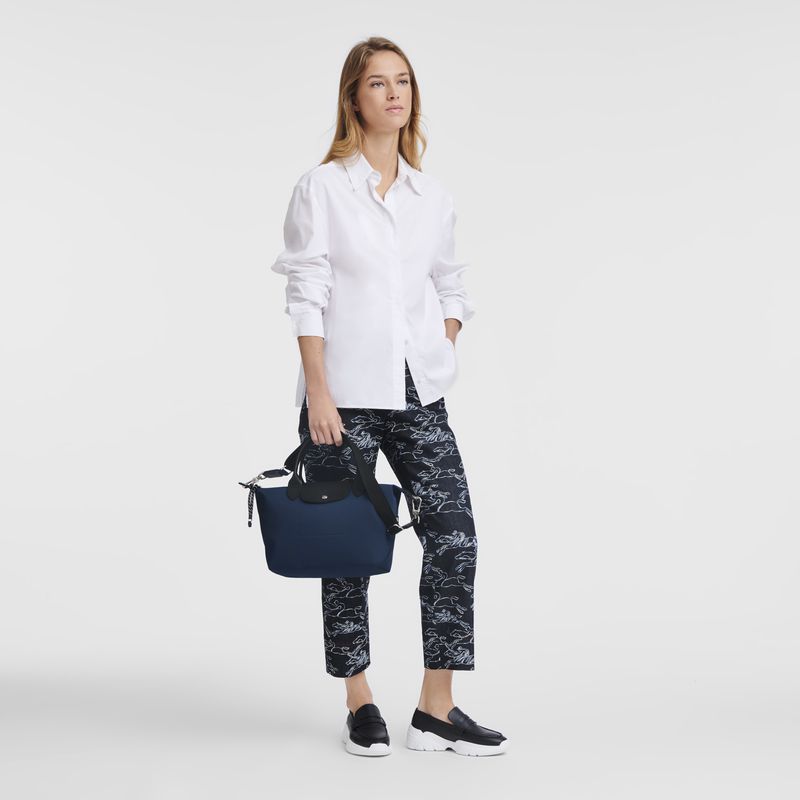 Navy Longchamp Le Pliage Energy S Men Handbag | Ksa-102RNGKQS