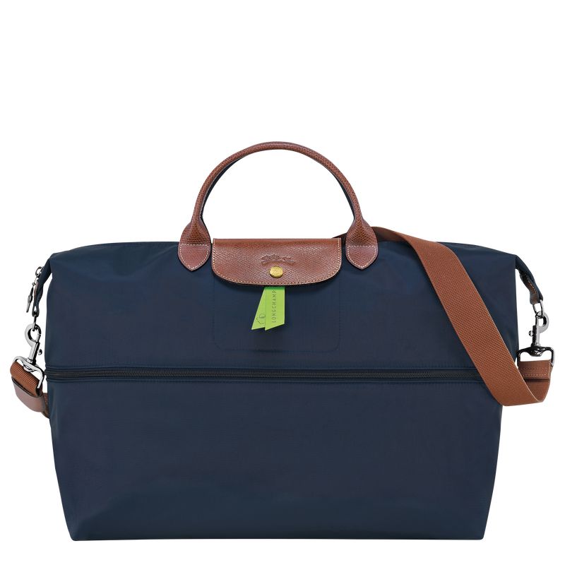Navy Longchamp Le Pliage Original Expandable Men Travel Bag | Ksa-469CBNGMR