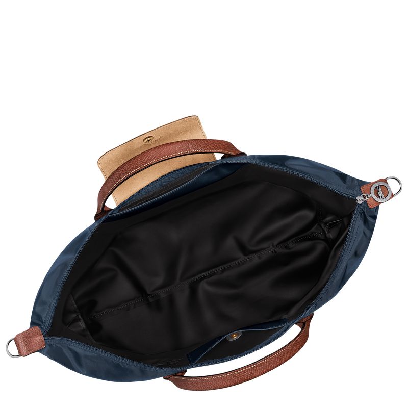 Navy Longchamp Le Pliage Original Expandable Men Travel Bag | Ksa-469CBNGMR