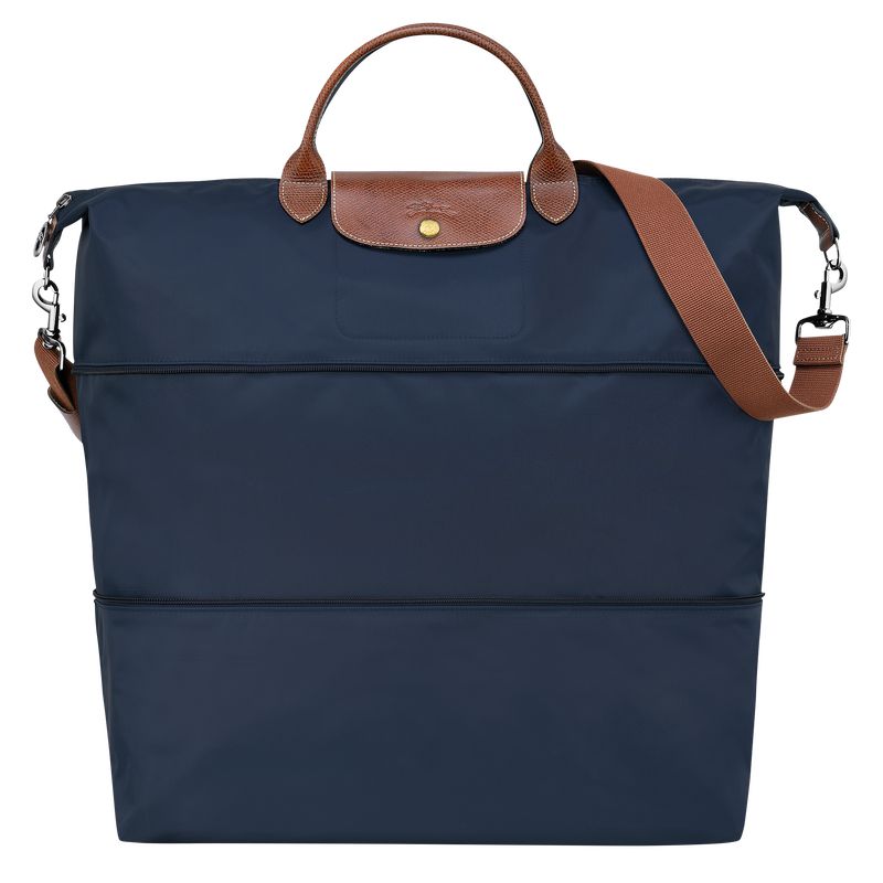 Navy Longchamp Le Pliage Original Expandable Men Travel Bag | Ksa-469CBNGMR