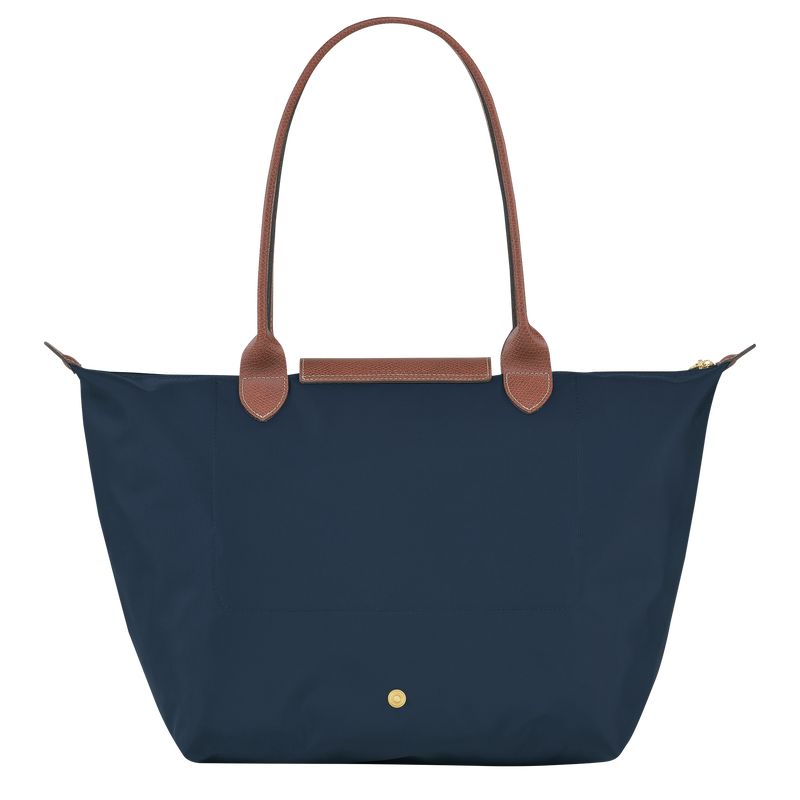 Navy Longchamp Le Pliage Original L Women Tote Bag | Ksa-408SVDPQW